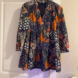 Amanda Uprichard Multicolor Floral midi dress